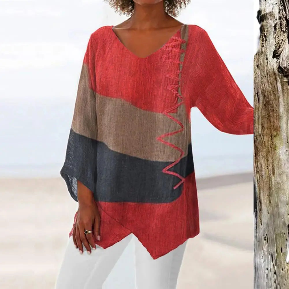 Bärbel - Elegantes Hemd für Damen rot