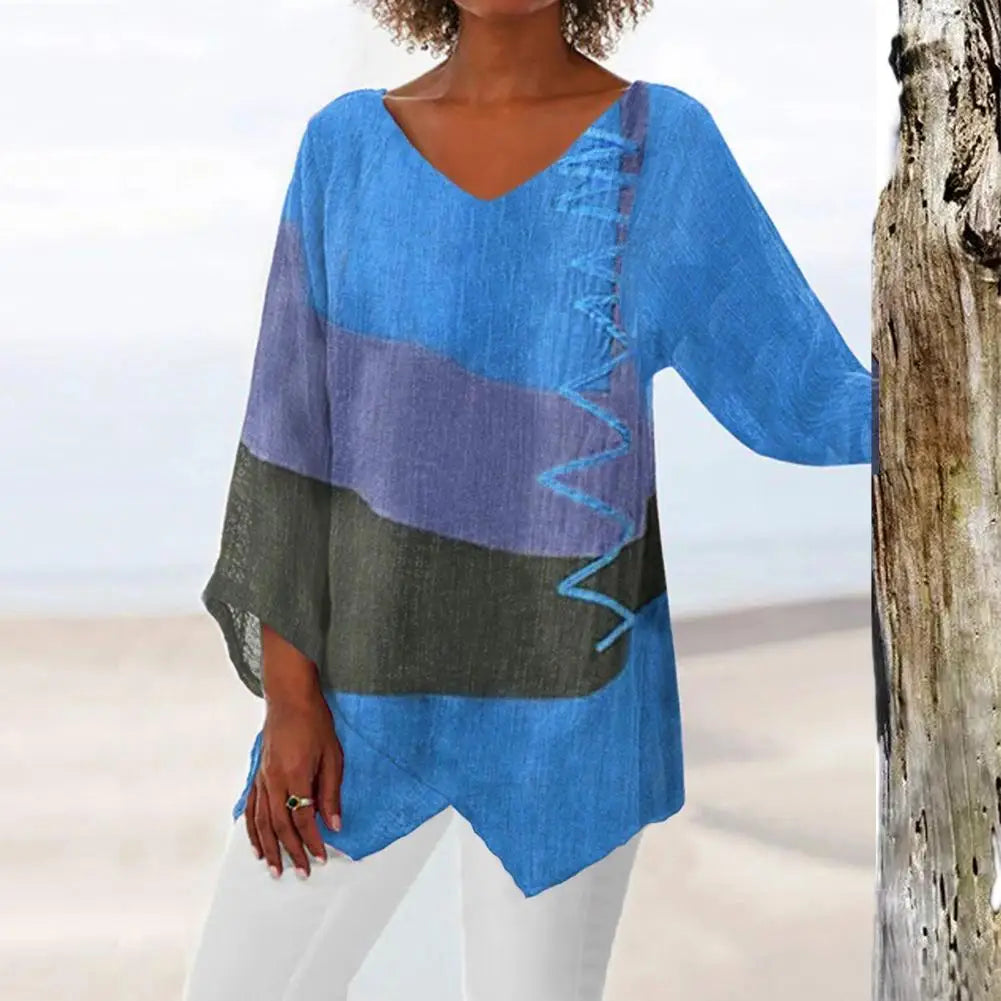 Bärbel - Elegantes Hemd für Damen royalblau