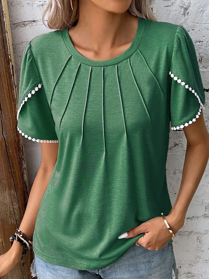 Babette - Stilvolle Bluse mit Vintage Flair Grun