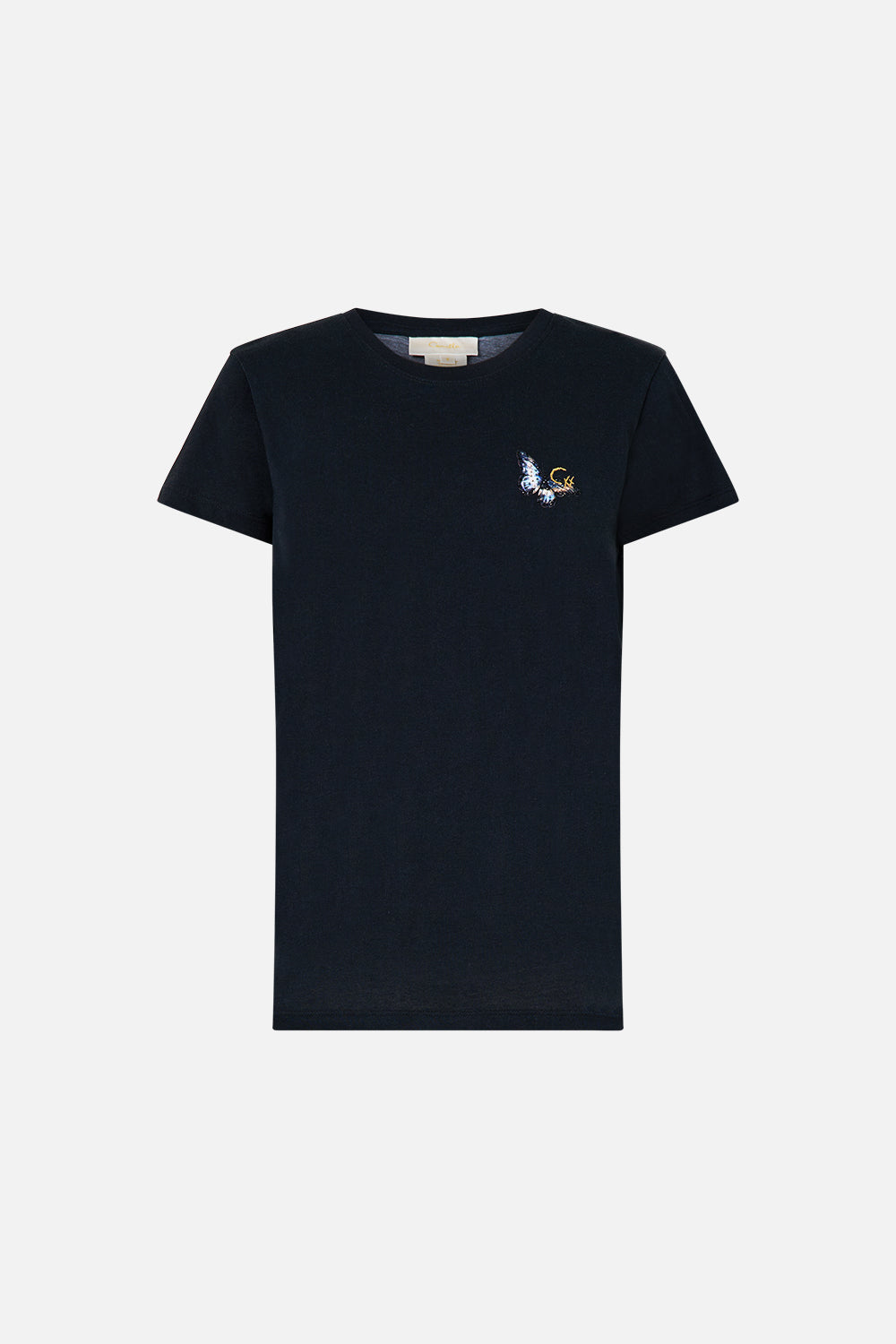Barbara - Schmal geschnittenes Rundhals-T-Shirt , Elegance 3