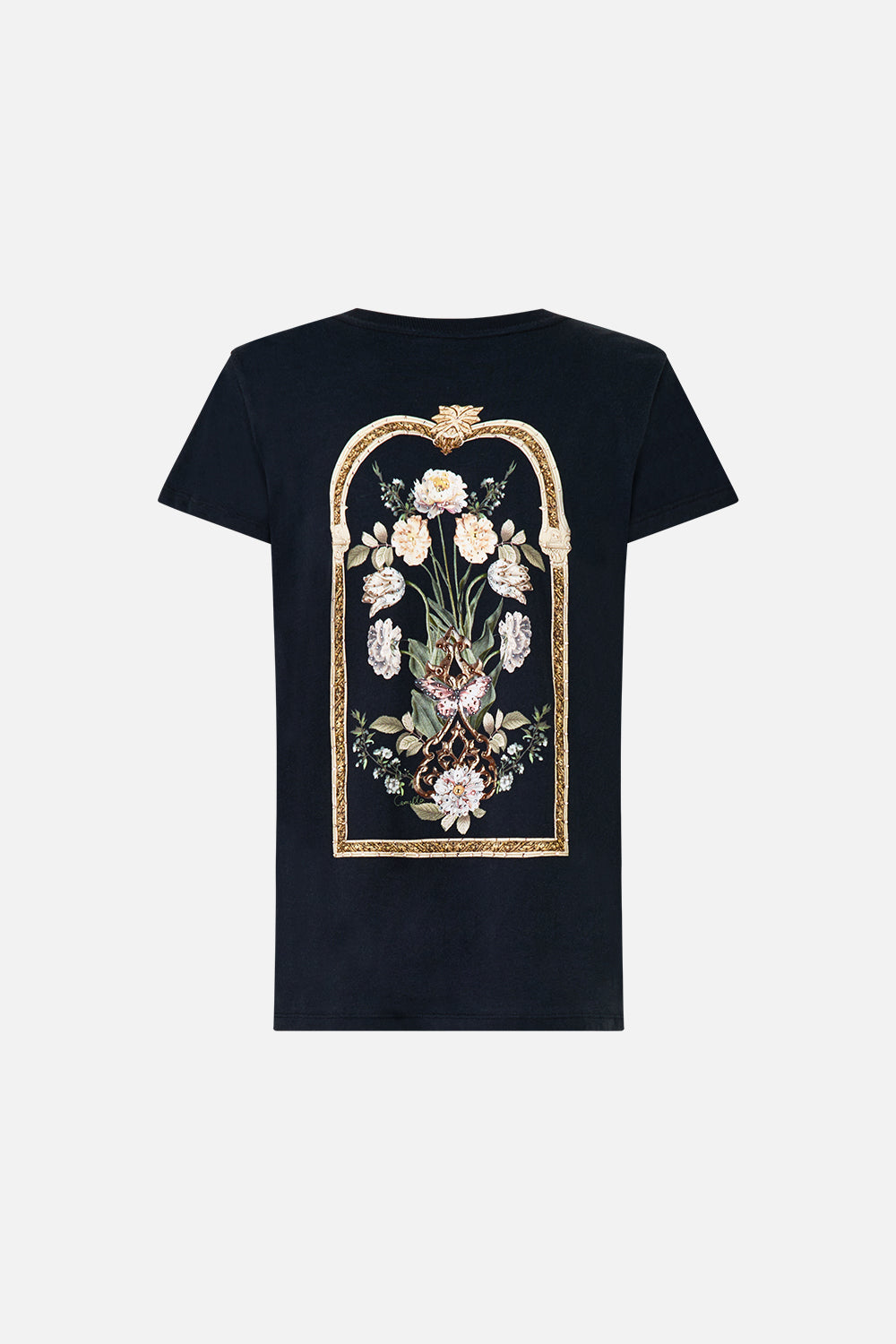  Barbara - Schmal geschnittenes Rundhals-T-Shirt , Elegance 9