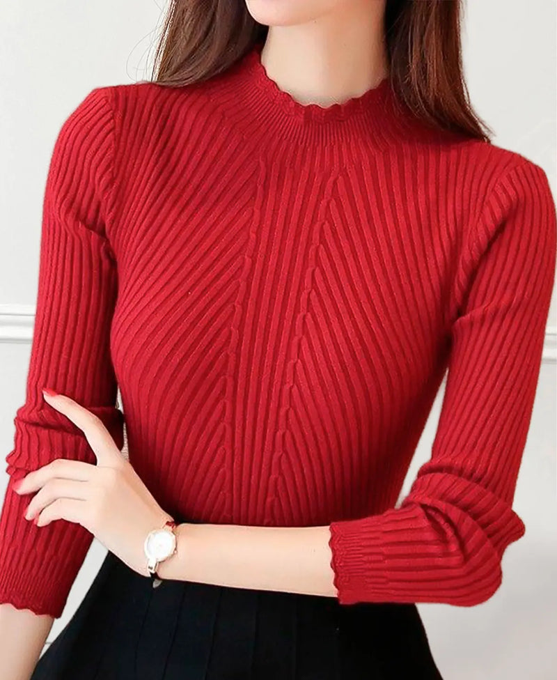 Dery - Gemütlicher Rippstrickpullover