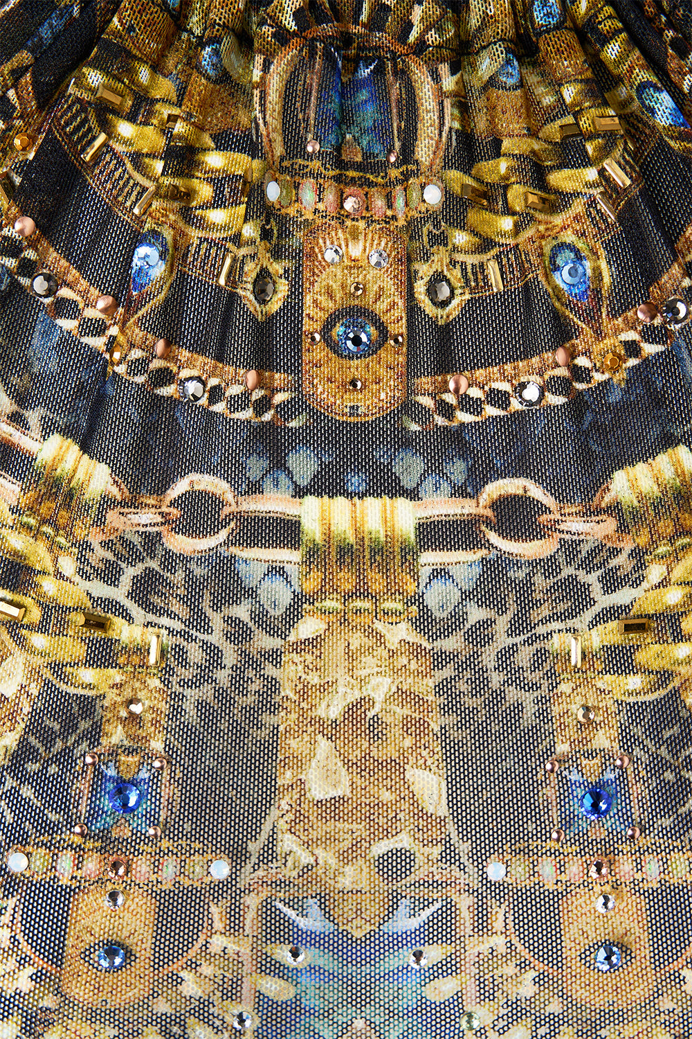 Beatrice - Hochgeschlossenes Strand-Maxikleid mit Bindedetail am Rücken 7
