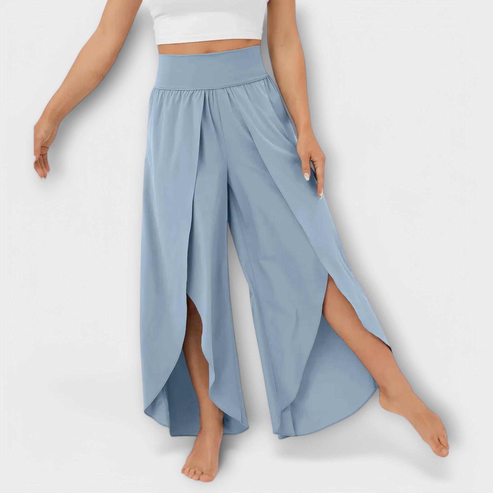 Beline – Damenhose mit elegantem, modernem Schnitt Hellblau