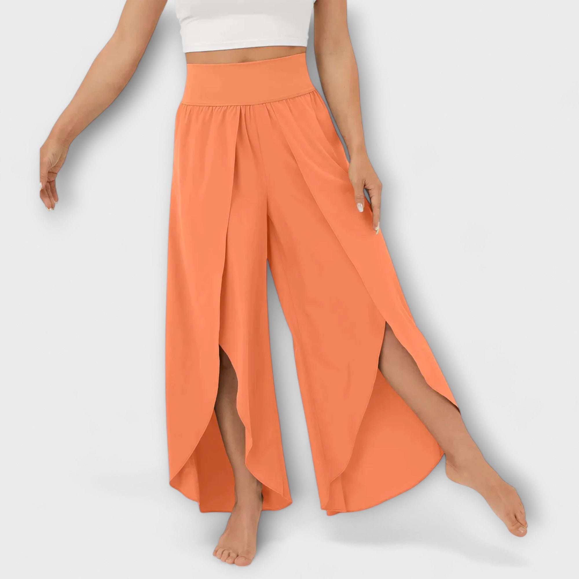 Beline – Damenhose mit elegantem, modernem Schnitt Orange