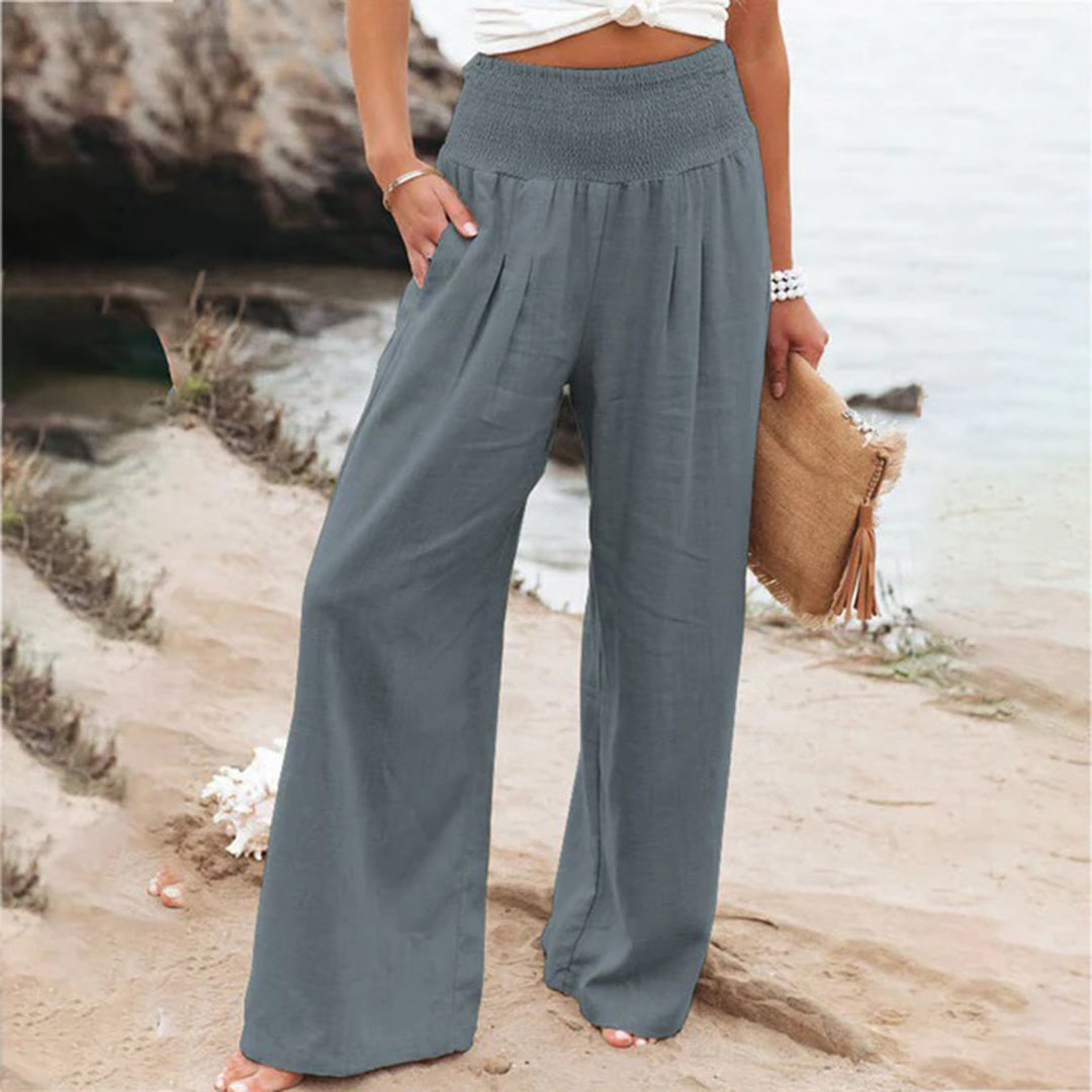 Benedetta- Damen Sommerhosen Grau