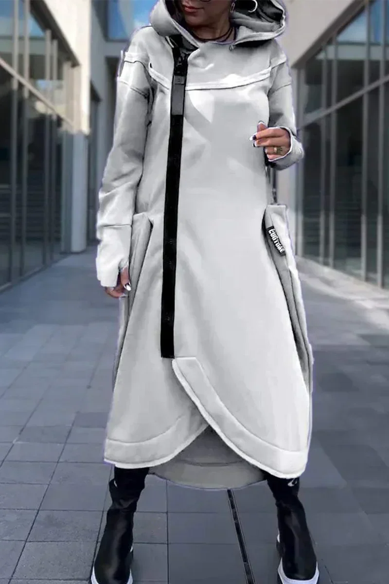 Berna - Lightweight Breathable Zip Hoodie WEISS