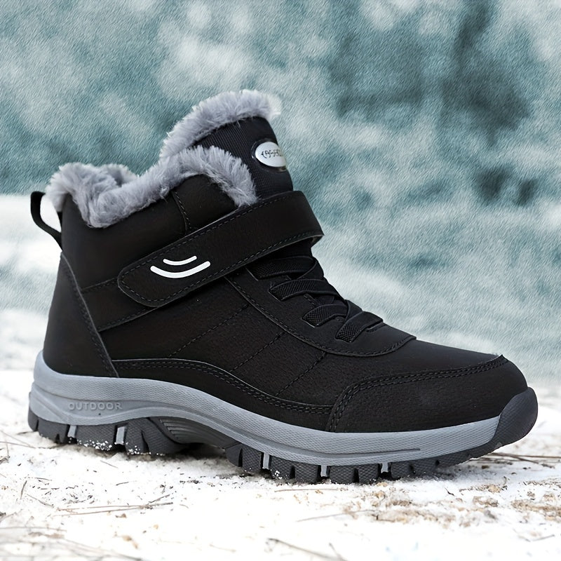 Bernd - Winterschuhe Unisex Stiefel Knöchelhoch Mit Riemenb Schwarz 1 
