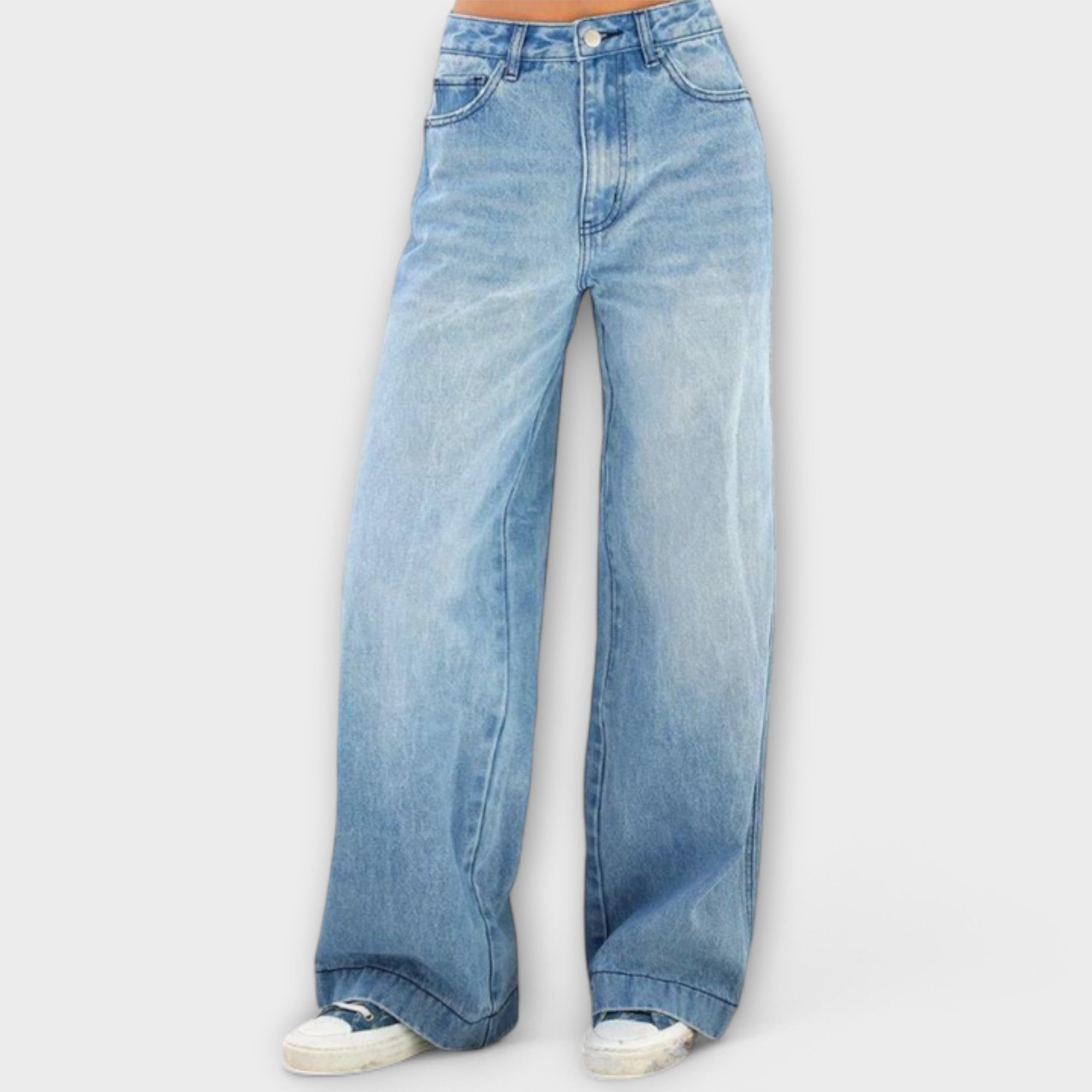 Bertina - Damen-Baggy-Hose Blau 2