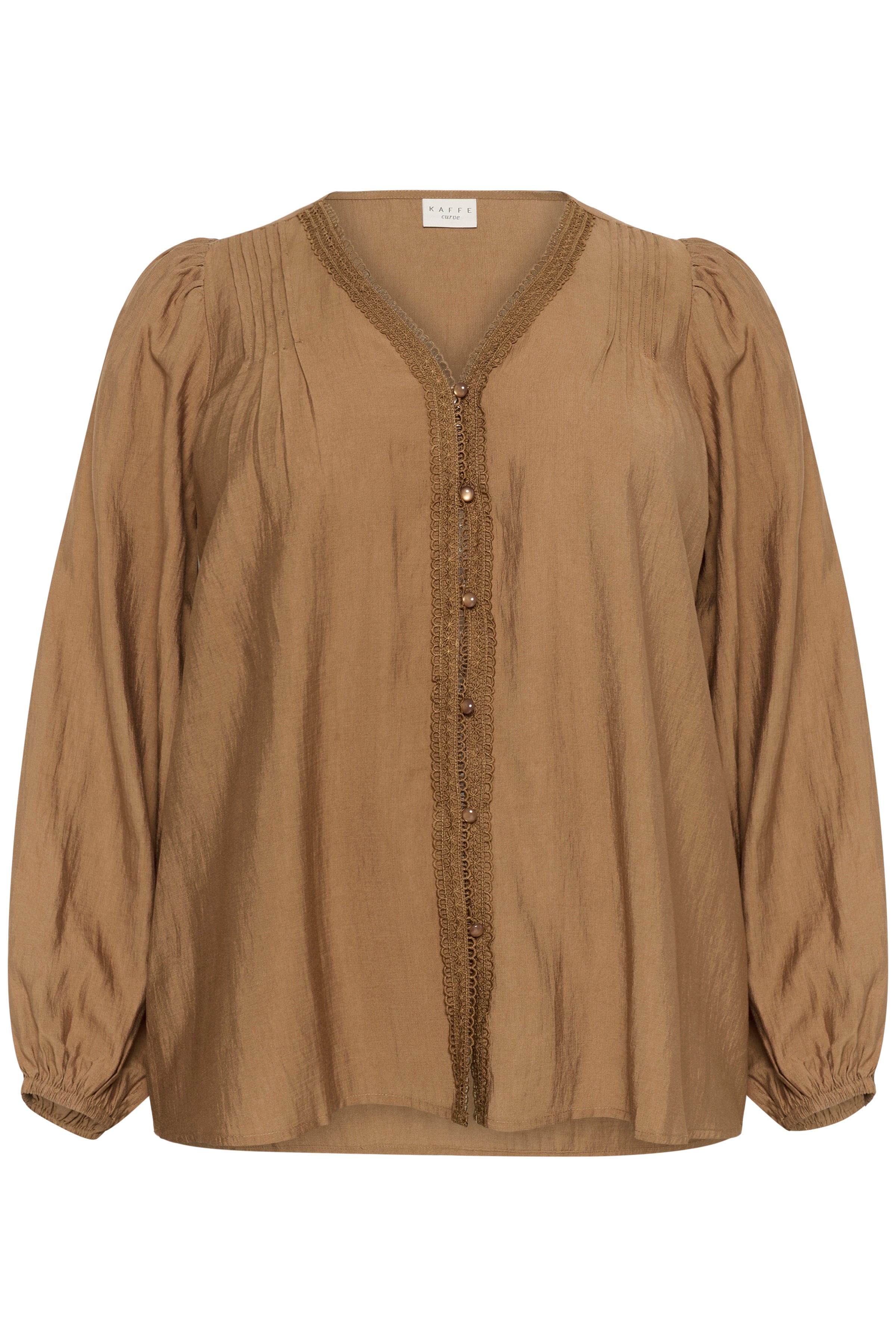 Bethan - Hellbraun Bluse KCmirana 5
