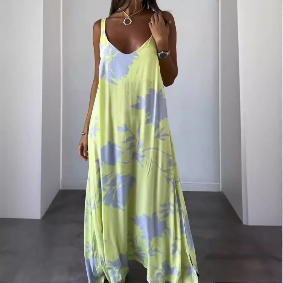 Bettina- Damen Sommerkleid Gelb