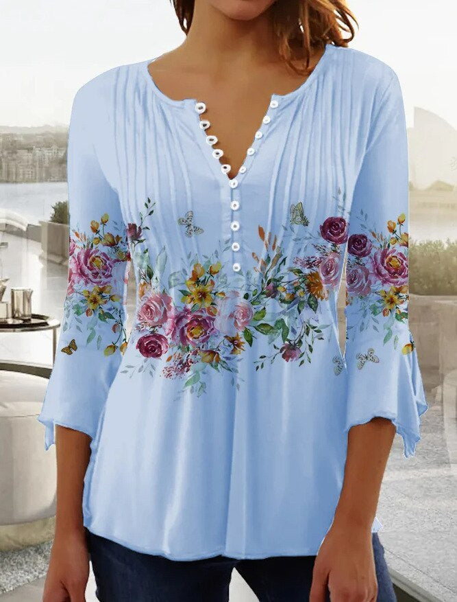 Bettina - Elegantes Oberteil für Damen helblau