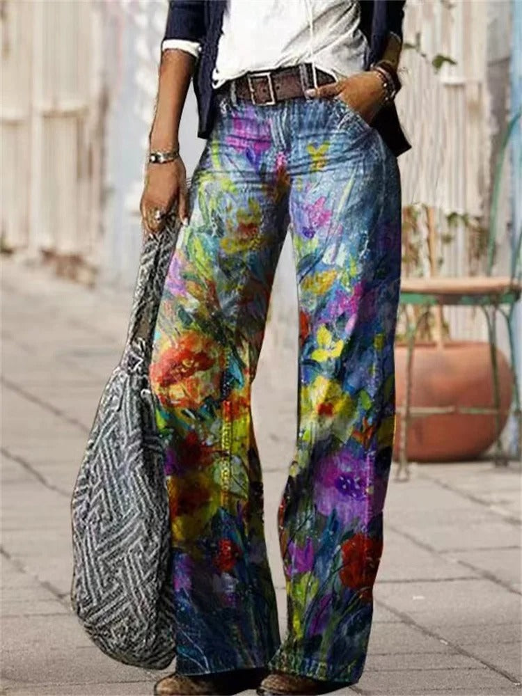Bettina - Hochwertige Baumwoll-Twill-Denim-Hose 2