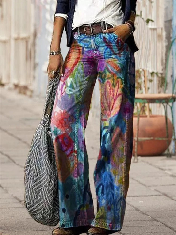 Bettina - Hochwertige Baumwoll-Twill-Denim-Hose 3
