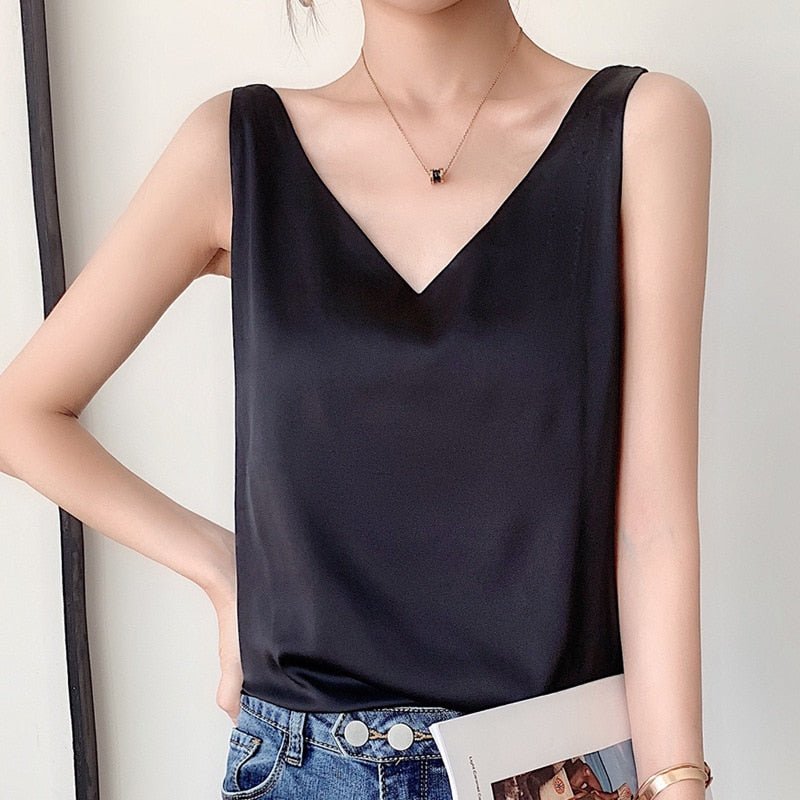 Bianca - Elegantes Top für Damen schwarz