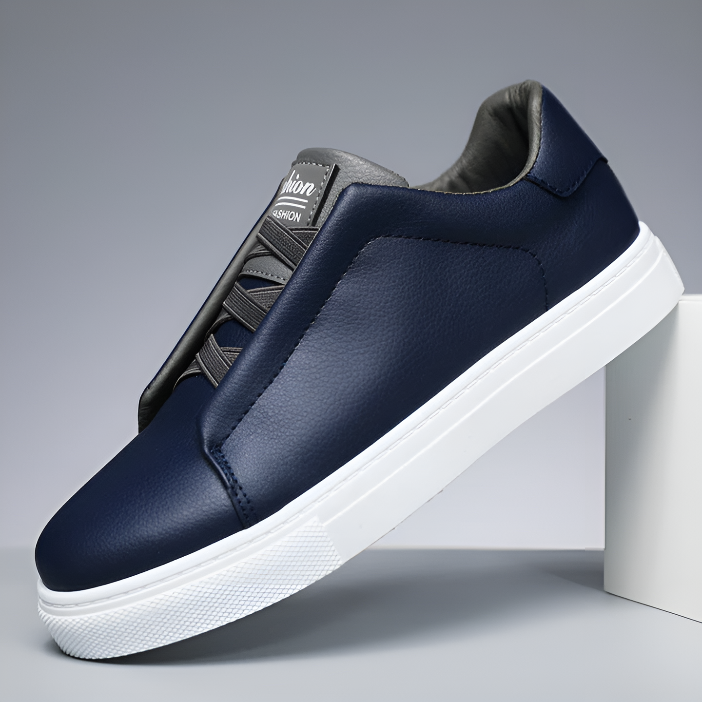 Gregor – Herren Sneaker Leder Klassisch Bequem Alltagsschuh