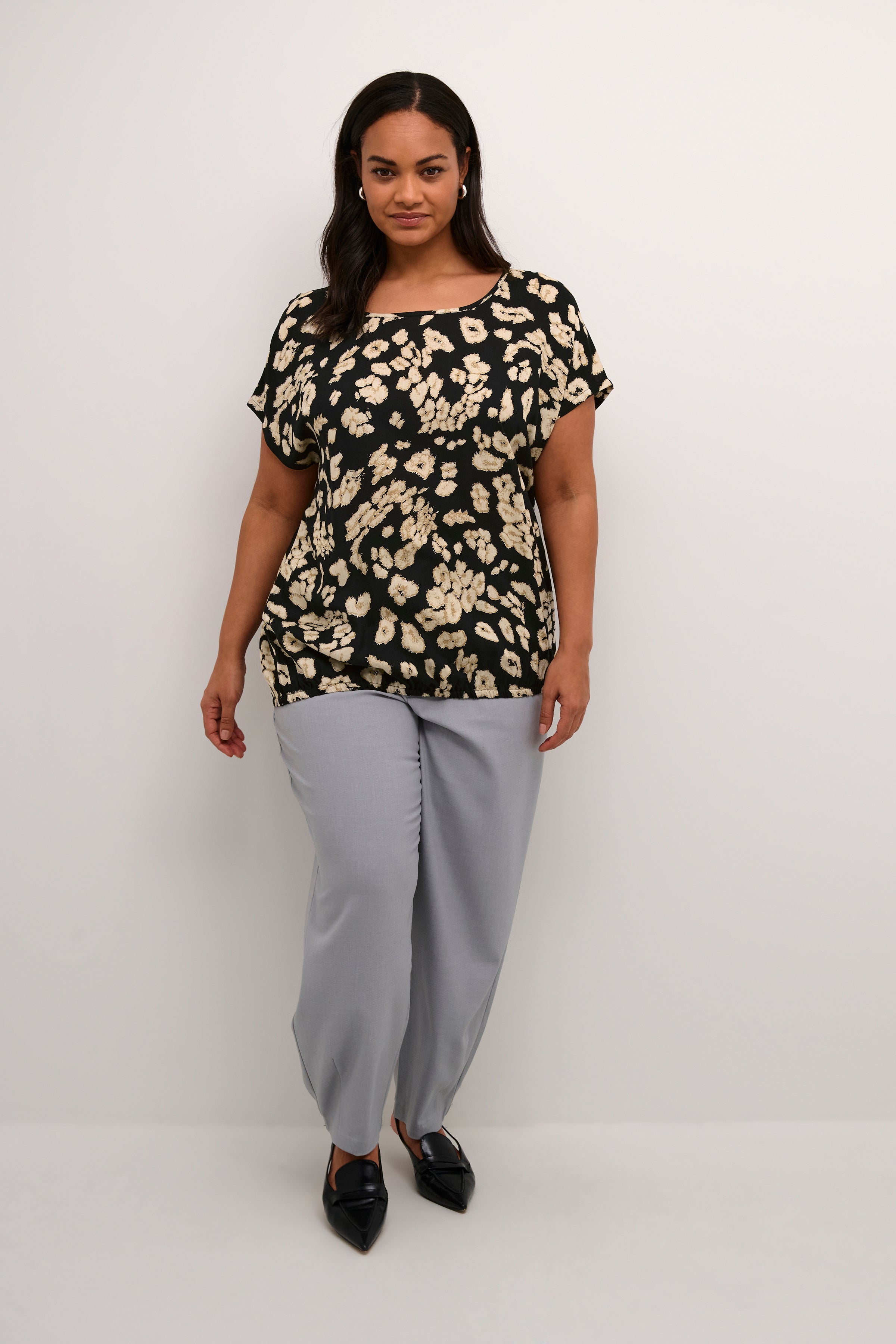 Bodil - Bluse KCbella Stanley Leo schwarz 4