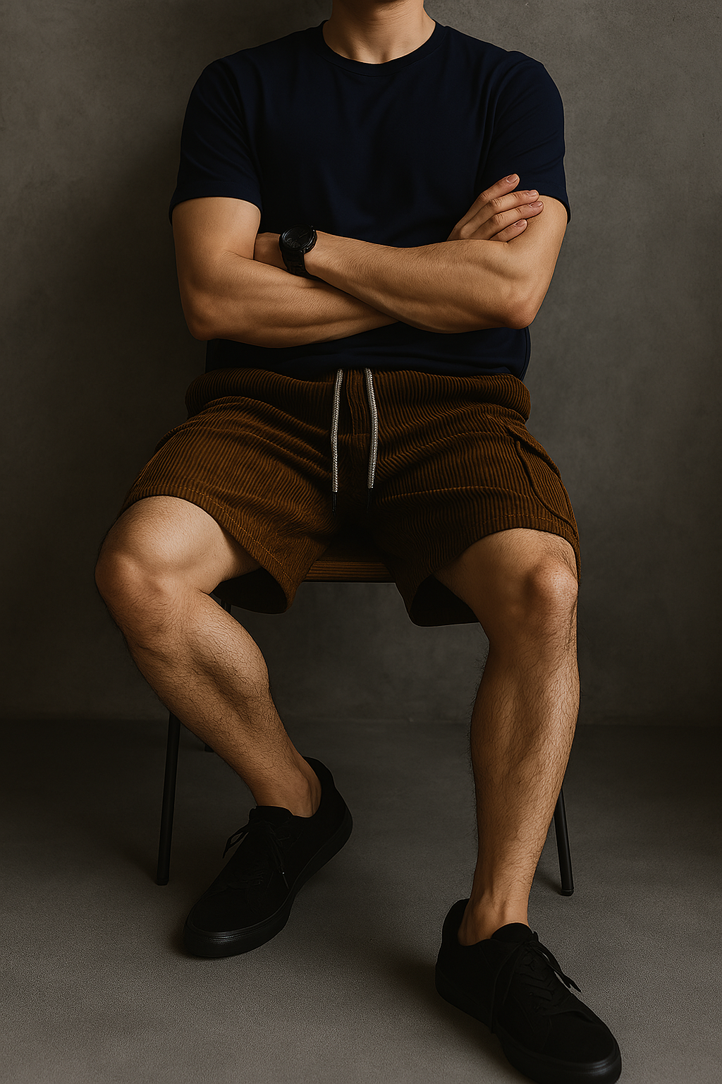 Michel - Cargoshorts aus Cord für Herren