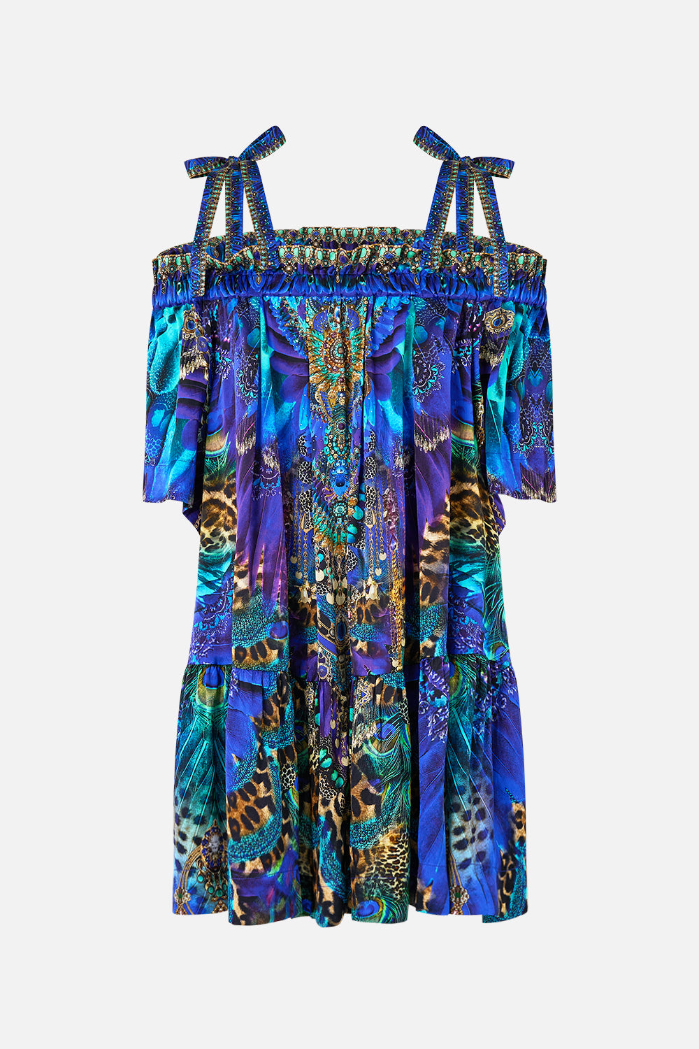 Brigitte - Off-Shoulder-Volantkleid mit Trägern 3