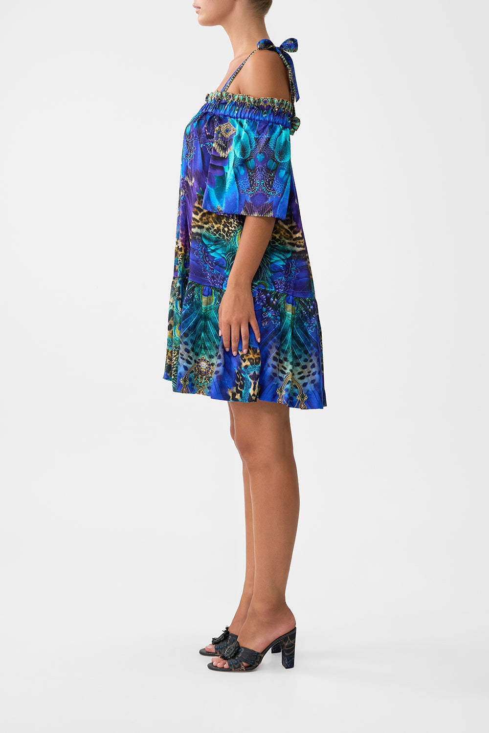 Brigitte - Off-Shoulder-Volantkleid mit Trägern 4