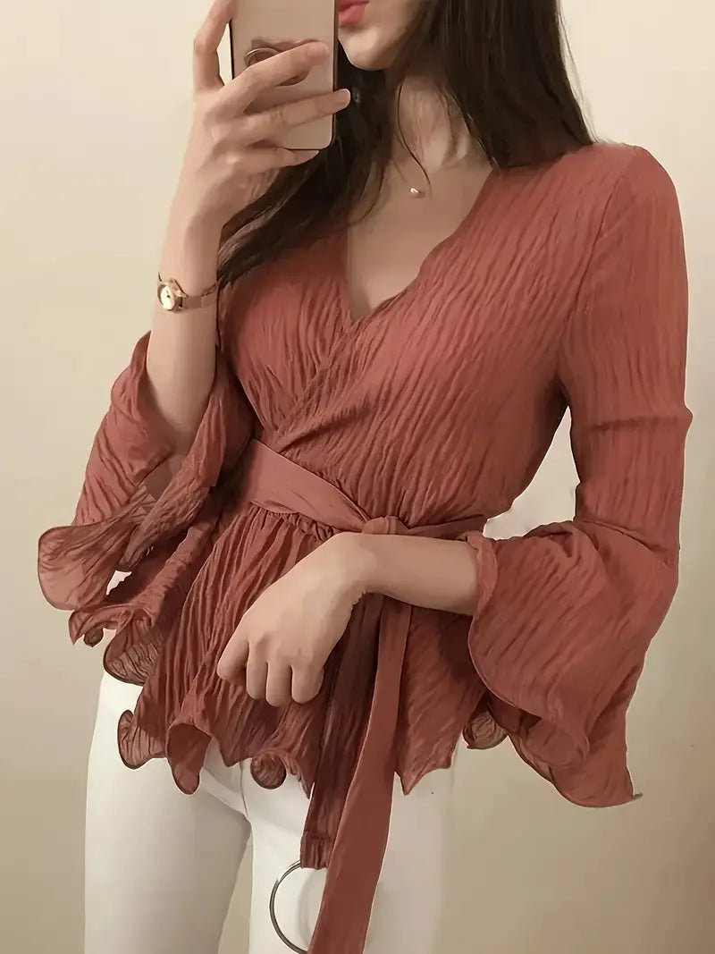 Brigitte – Schicke Wickelbluse 2