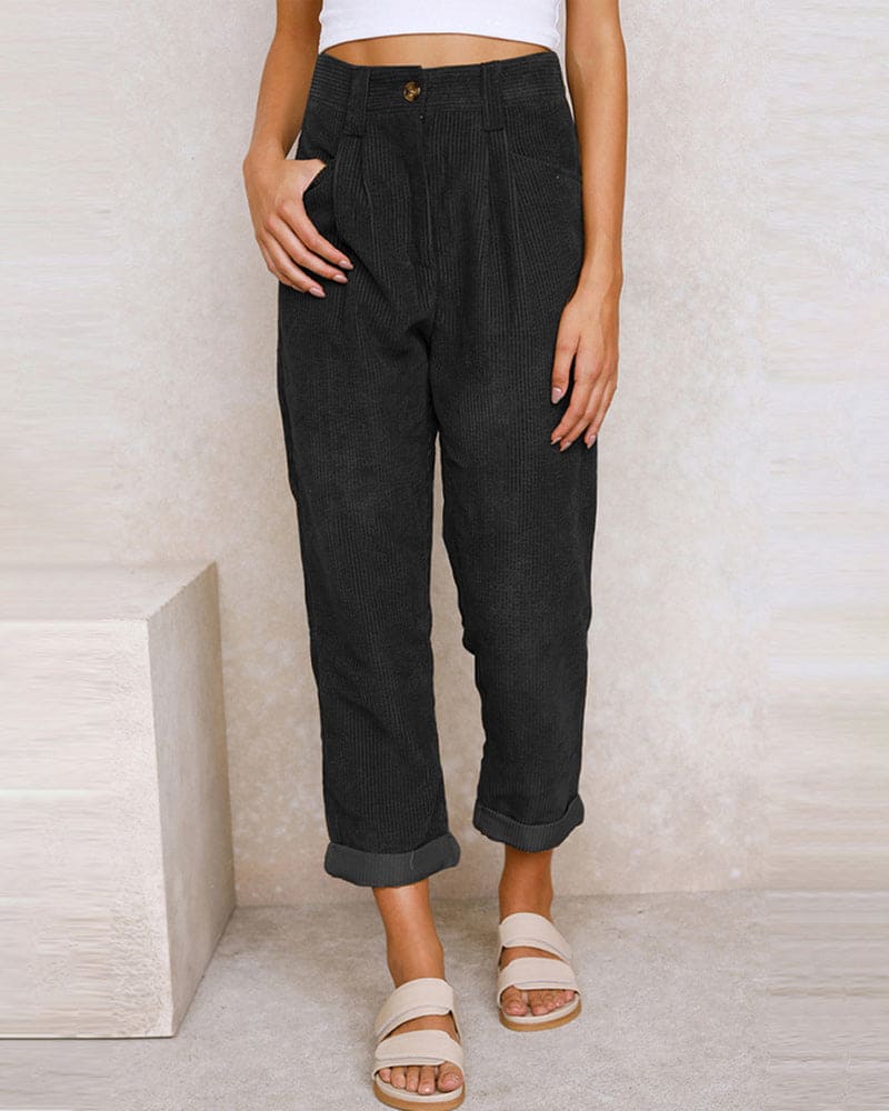 Britta – Cordhose aus Baumwolle mit hoher Taille 3