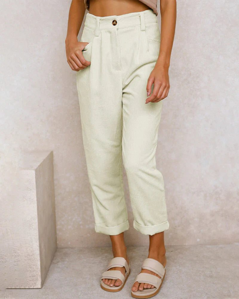 Britta – Cordhose aus Baumwolle mit hoher Taille 4