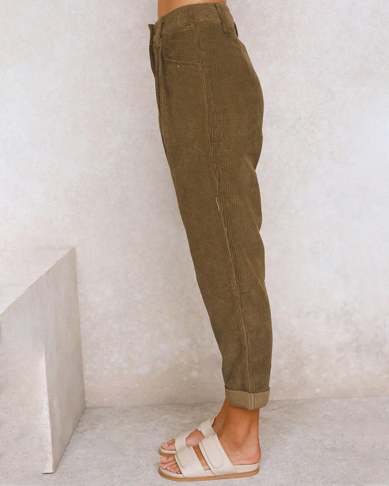 Britta – Cordhose aus Baumwolle mit hoher Taille 7
