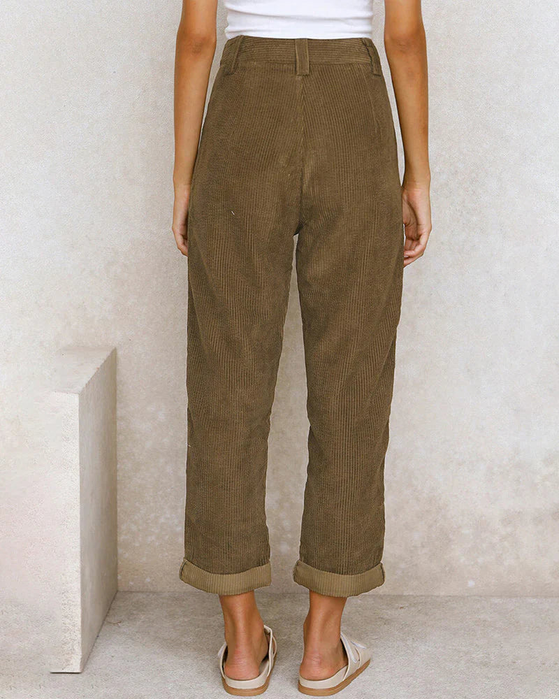 Britta – Cordhose aus Baumwolle mit hoher Taille 8
