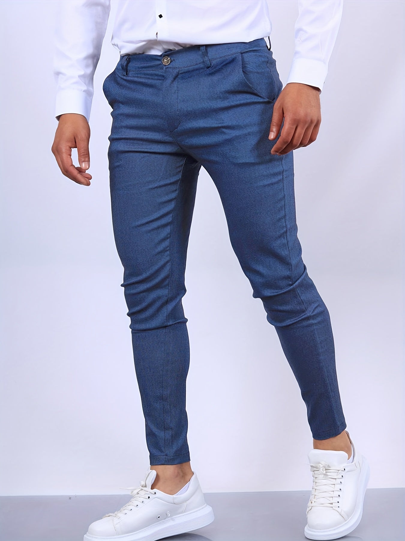 Bruno – Chinohose Herren Slim-Fit Stilvoll Klassisch Alltag 1