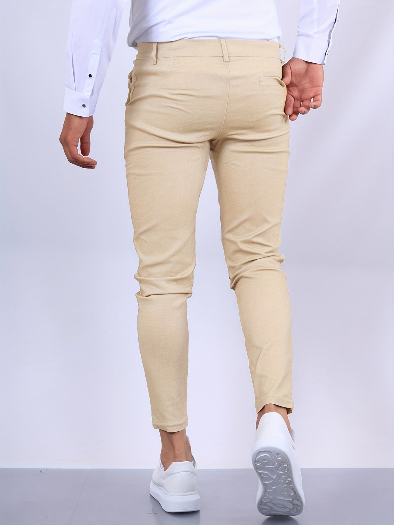 Bruno – Chinohose Herren Slim-Fit Stilvoll Klassisch Alltag 10