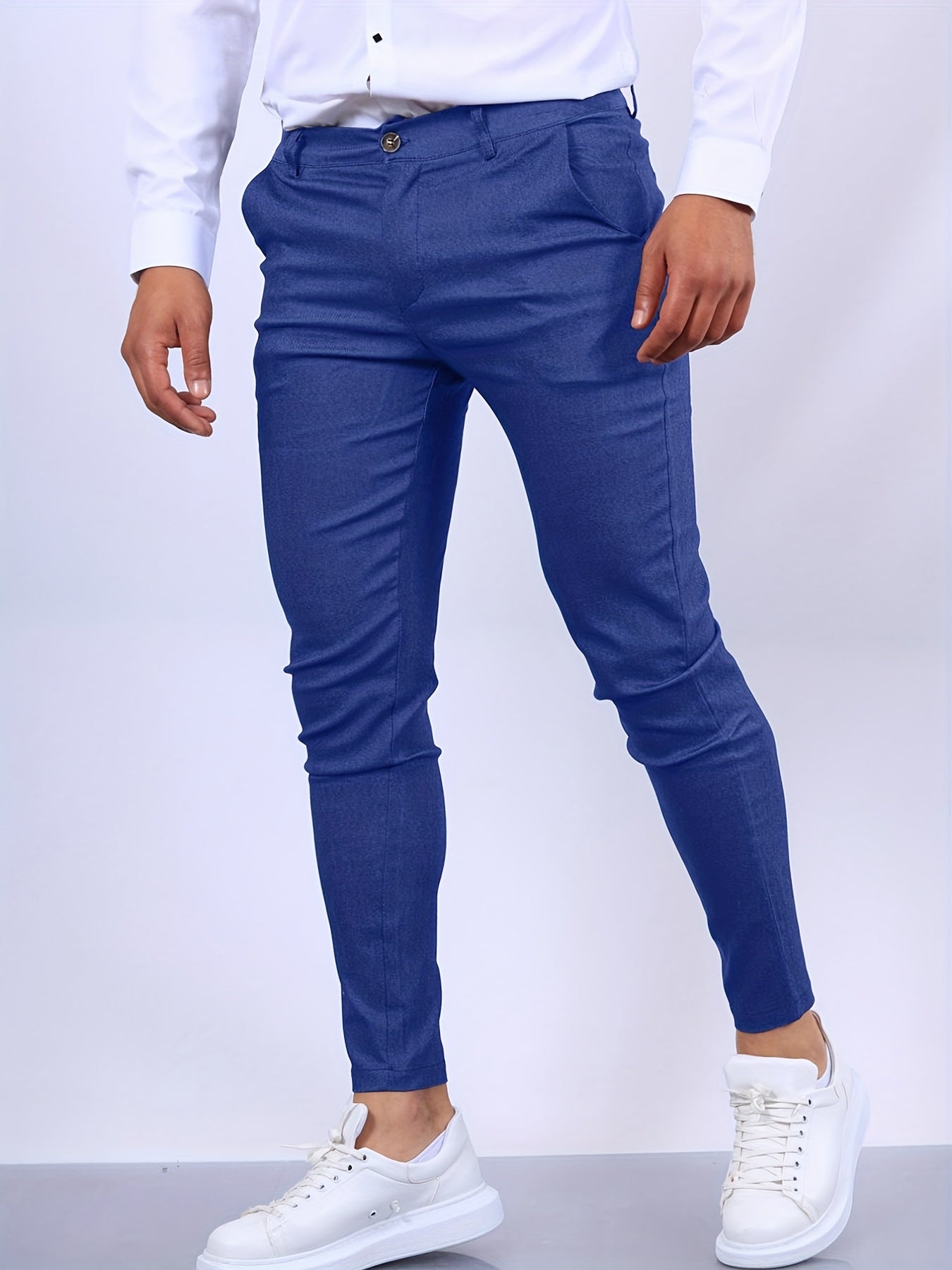 Bruno – Chinohose Herren Slim-Fit Stilvoll Klassisch Alltag 3