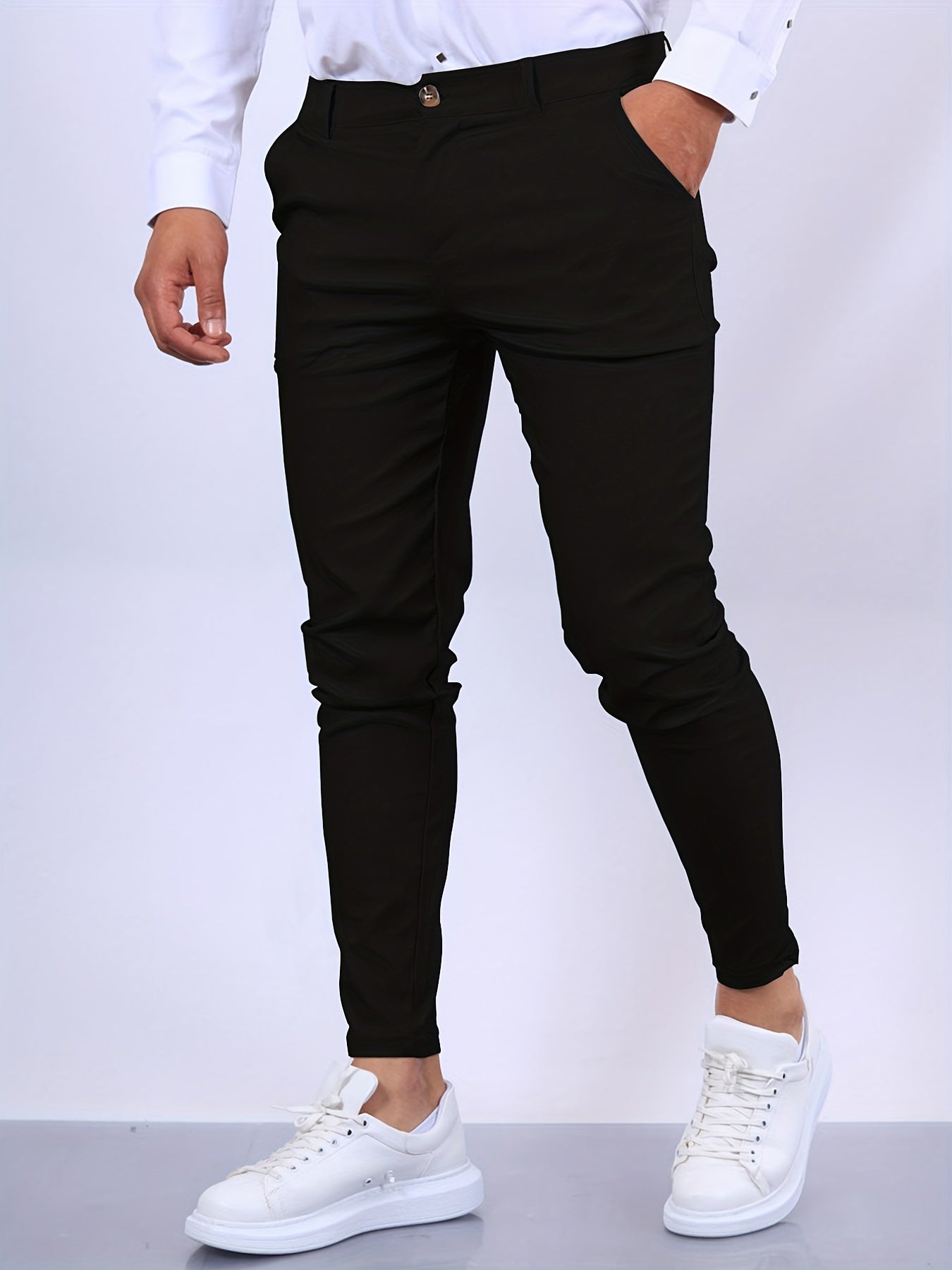 Bruno – Chinohose Herren Slim-Fit Stilvoll Klassisch Alltag 4