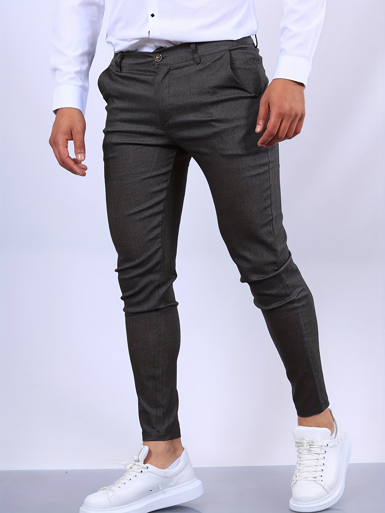 Bruno – Chinohose Herren Slim-Fit Stilvoll Klassisch Alltag 7