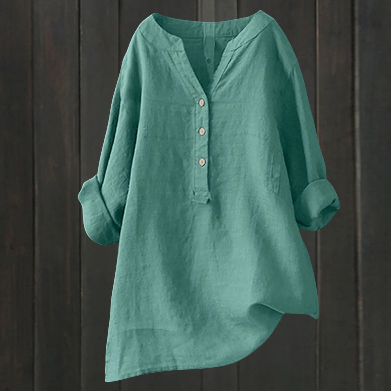 Brygida- Schicke Moderne Bluse Grün