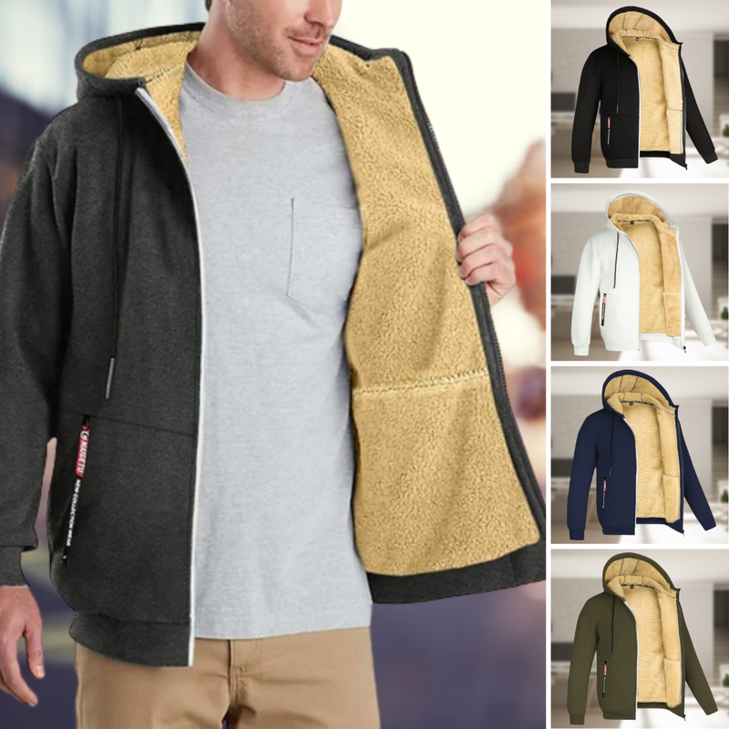 Valentin - Lässige Herren Winterjacke mit Fleece