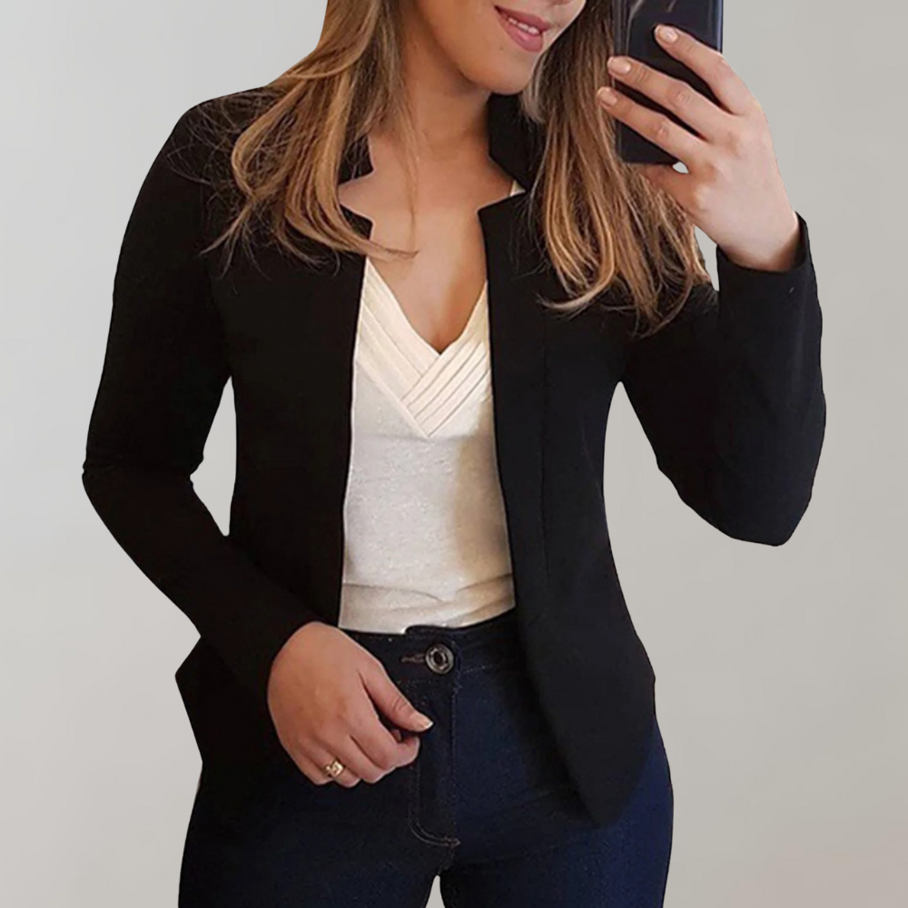 Eva – Modischer Offener Blazer Für Frauen