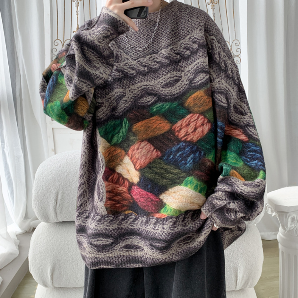 Henning – Gestrickter Pullover In Lässiger Passform