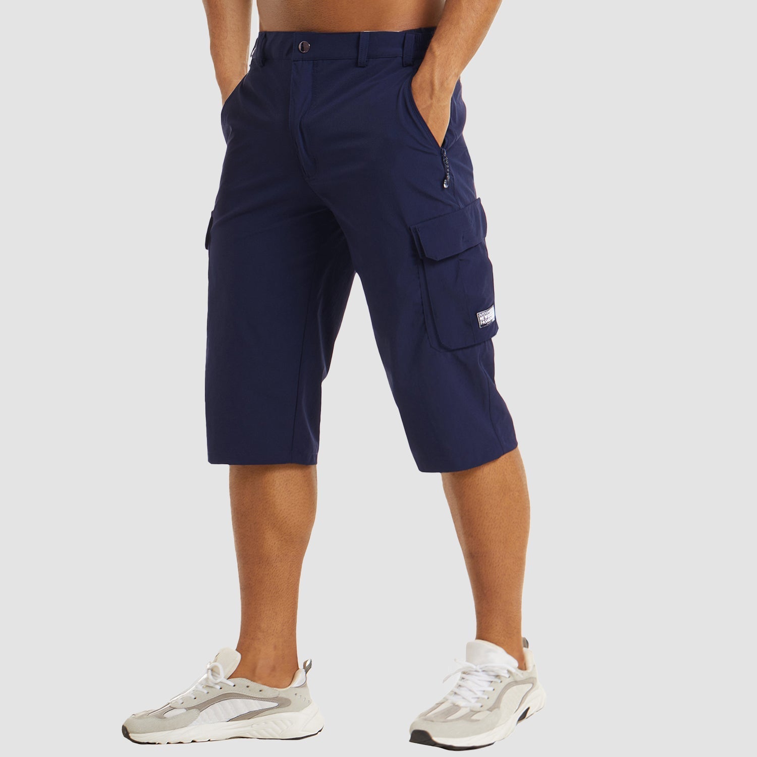 Carl – Herren Cargo Shorts Schnell Trocknend Lässig Sommer 8