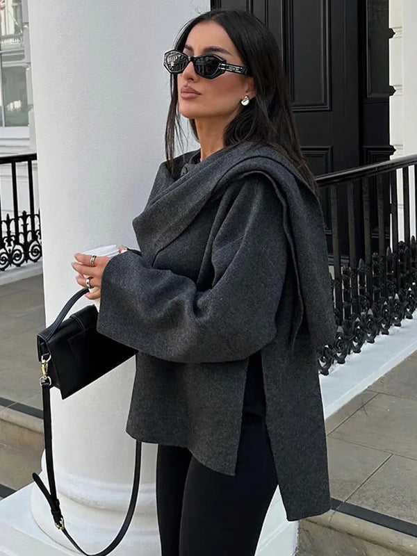 The Jane - Classy Scarf Coat 2-in-1