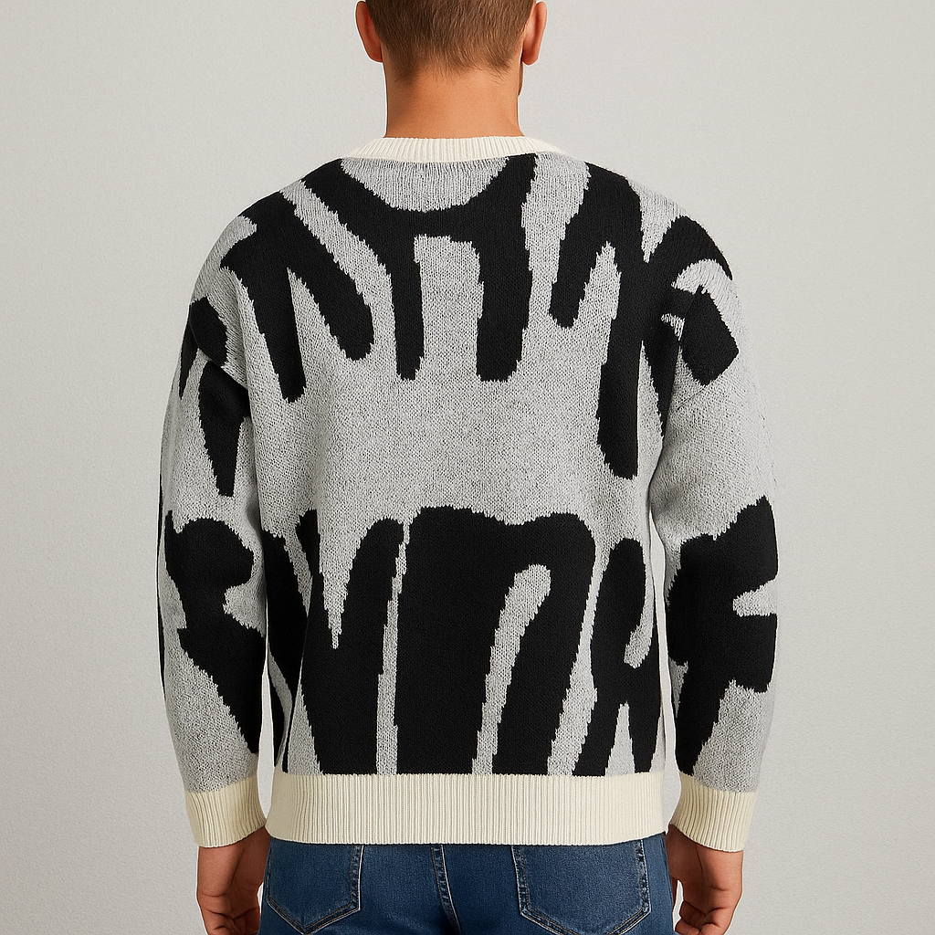 Julius - Lässiger Herren-Strickpullover mit langen Ärmeln