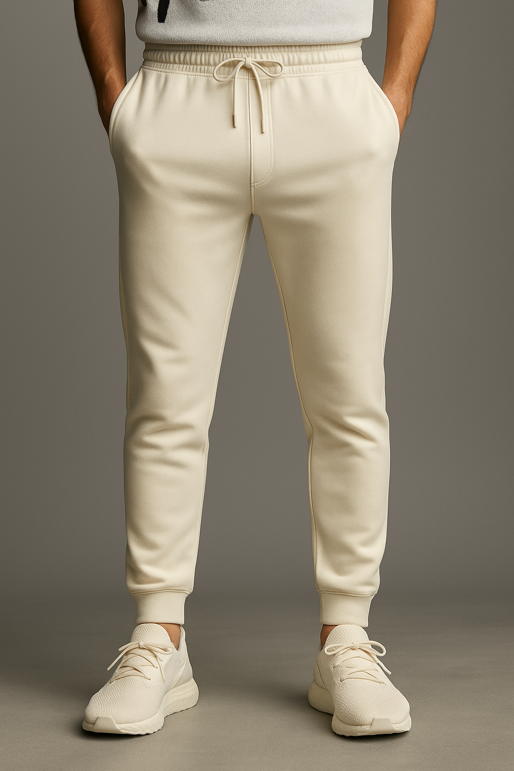 Jannik - Bestickte lockere Jogginghose für Herren