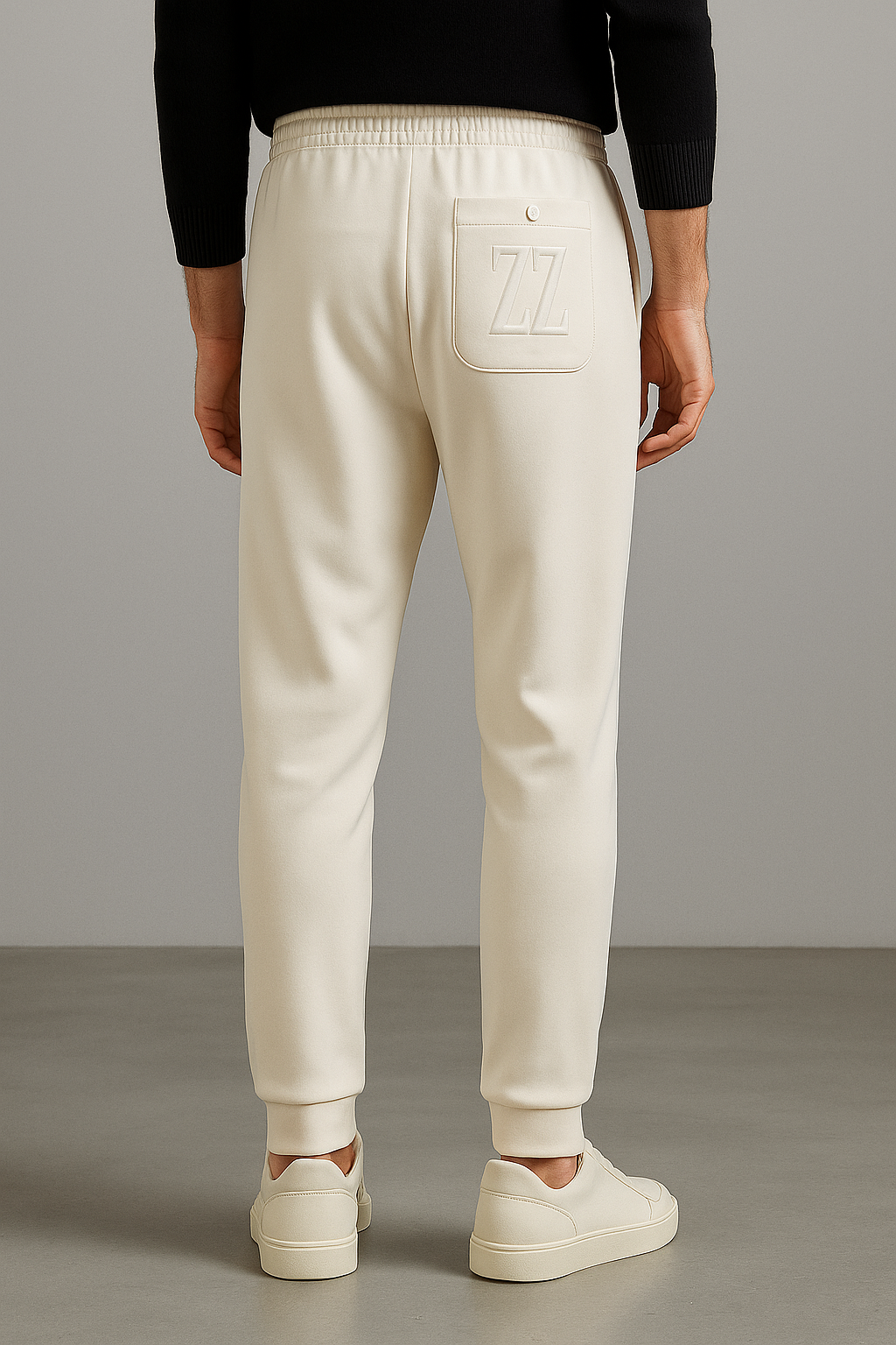 Jannik - Bestickte lockere Jogginghose für Herren