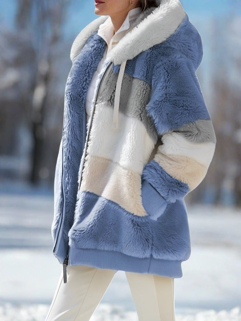 Christelle - Ski Wärme Winterjacke für Damen Blau