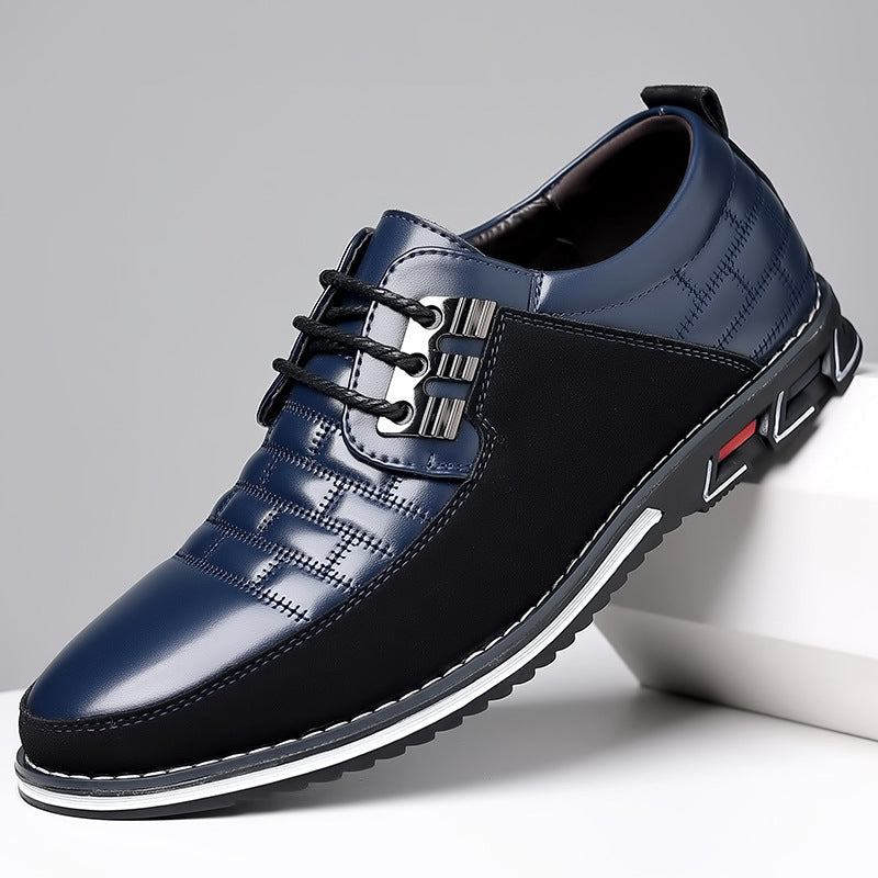 Christof – Handgefertigte Lederschuhe in Klassik-Optik BLAU