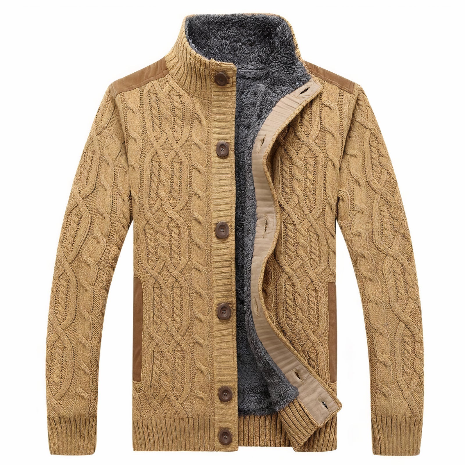 Claasv - Strickjacke für Damen, Komfort & Stil Beige