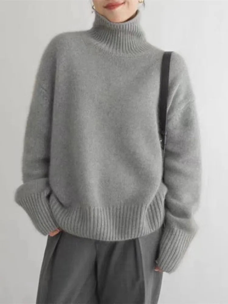 Nancie - Gemütlicher Rollkragenpullover