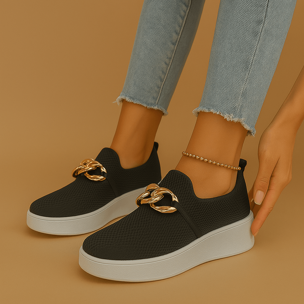 Helene – Leder Sommerschuhe Damen Bequem Stützend Elegant