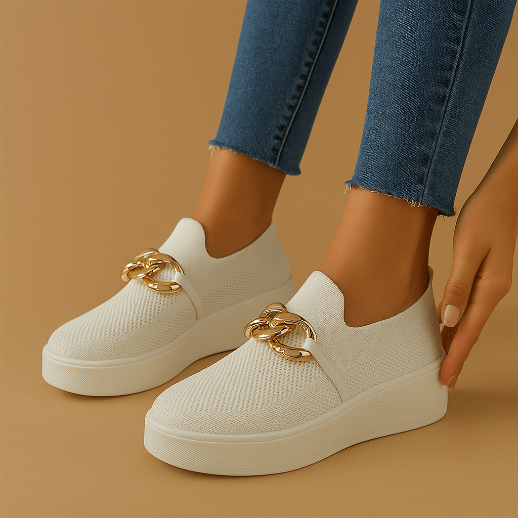 Helene – Leder Sommerschuhe Damen Bequem Stützend Elegant