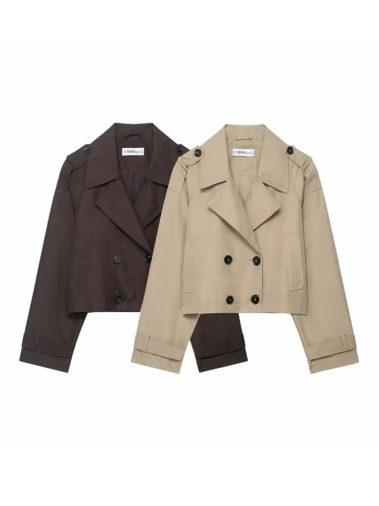 Ronja – Stylischer Kurzmantel für den Herbst-Winter
